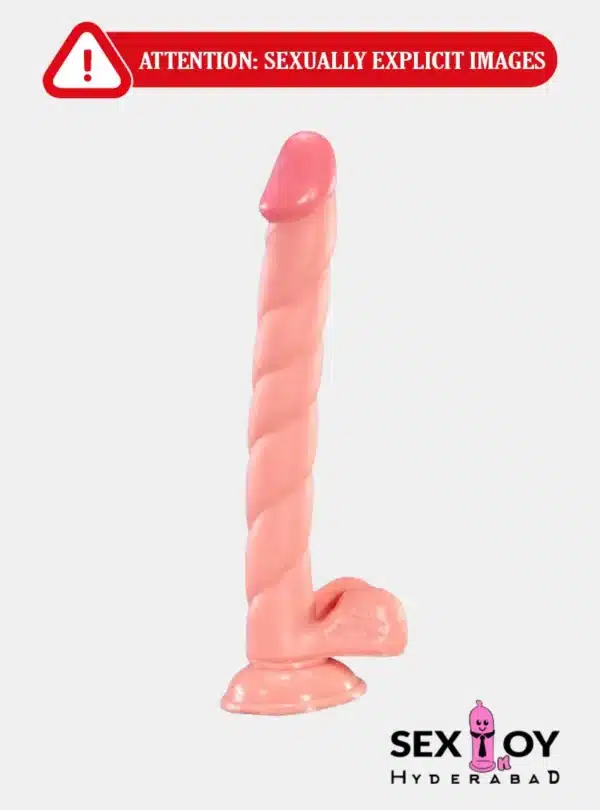 Suctioned Satisfaction: Explore Pleasure with Our Big Slim Dildo