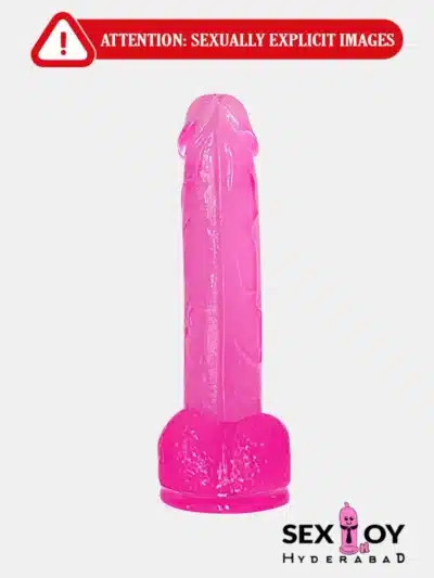 Suction Up Satisfaction: Pink Jelly Realistic Dildo Elevates Your Pleasure