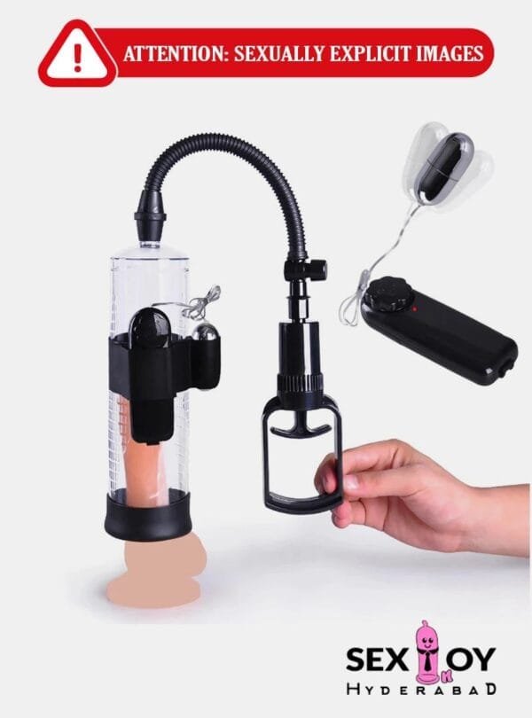 Power Up Pleasure: Max Endurance Vibrating Penis Pump