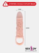 Elevate Intimacy: Magic Lifelike Soft Silicone Penis Extender for Enhanced Pleasure