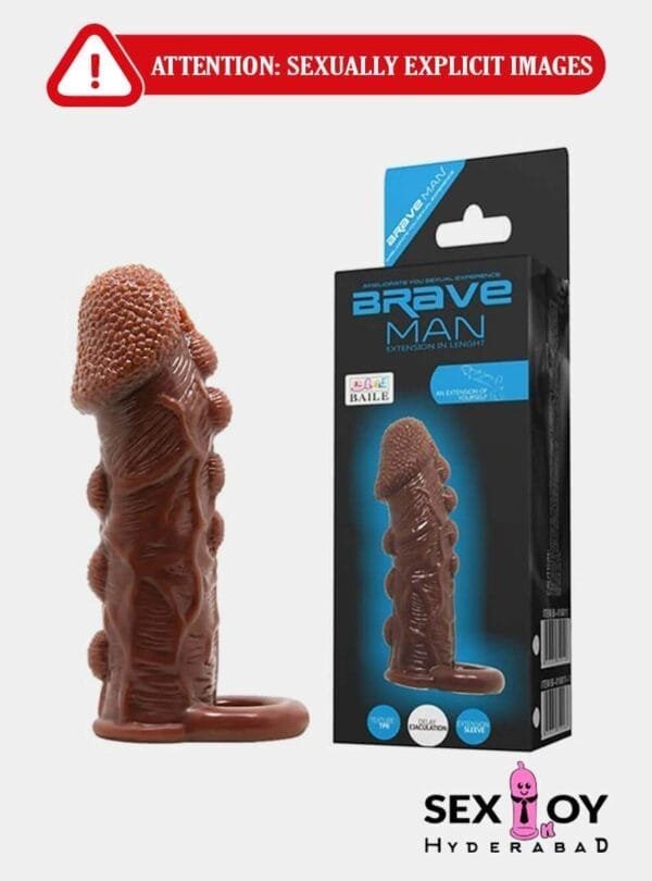 Unlock Intimacy: Reusable Silicone Male Chastity Penis Sleeve