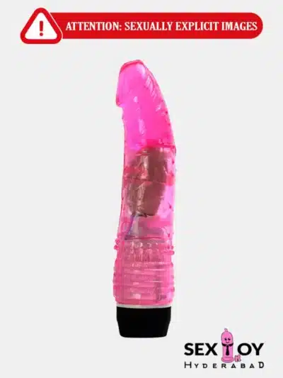 Image displaying the Long Tough Jelly Vibrating Dildo, crafted for intense pleasure.