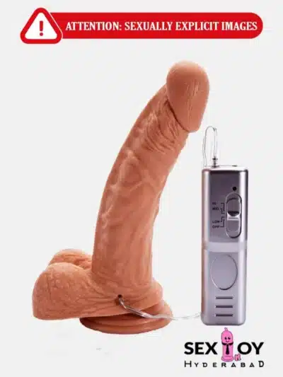 Image of a realistic girl dildo toy with a strong suction cup for hands-free fun.