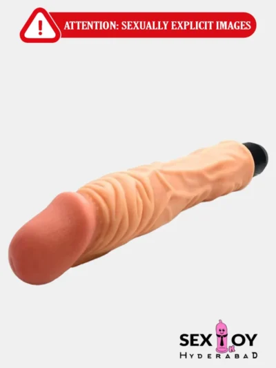 Image of a Real Feel Veined Dildo Vibrator, offering lifelike sensations and intense vibrations.