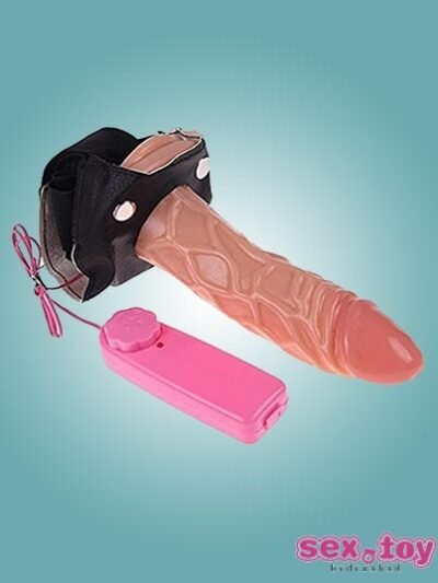 LeLuv Male Hollow Vibrating Strap On - new.www.sextoyinhyderabad.com