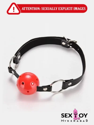 Silence the Night: Mouth Ball Gag for Intense Bondage Pleasure