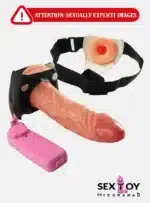 Rev Up Pleasure: LeLuv Male Hollow Vibrating Strap On