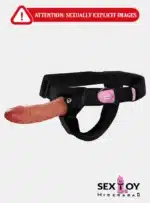 Strap On Sensations: LeLuv Male Hollow Vibrating Strap On