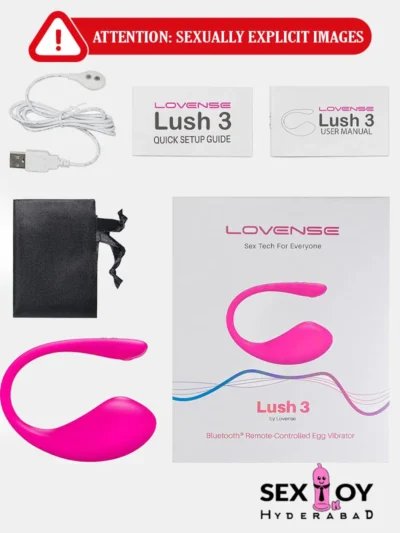 Lovense Lush 3 Wireless Vibrator | Remote Control Vibrator For Girls