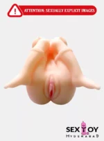 Artificial Vagina Toy: Close-up of a male masturbator.