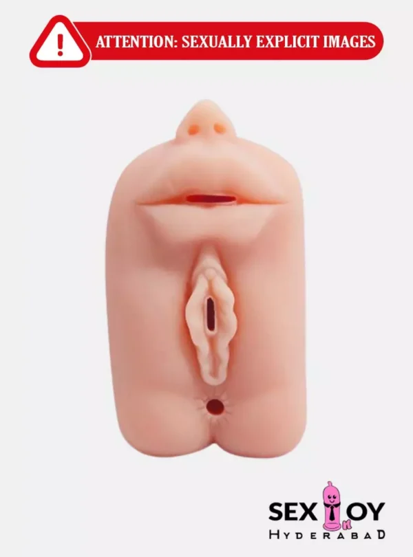 Image featuring a versatile male masturbator for oral, pussy, and anal fun.