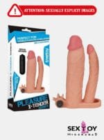 Pleasure X-TENDER: Vibrating Sleeve for Longer Penis