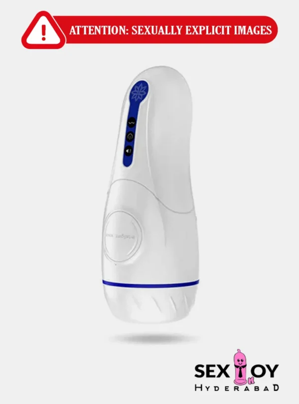 Waterproof USB Rechargeable Vibrating Masturbator Cup.