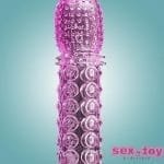 Clear Crystal Penis Sleeve II- new.www.sextoyinhyderabad.com