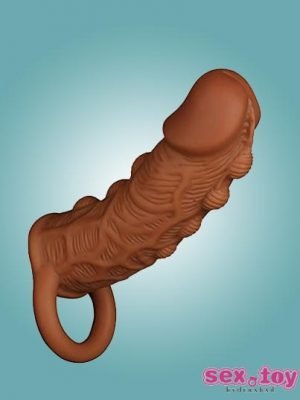 Reusable Silicone Male Chastity Penis Sleeve- sextoyinhyderabad.com