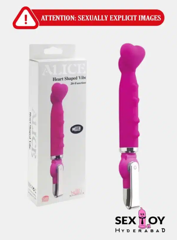 Capture hearts with Alice Heart Shaped Vibe - The Ultimate Pleasure Companion