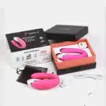 Dive into pleasure with U Shape 12 Speed Pink Dual Waterproof Vibrator - Your Ultimate Sensation Companion