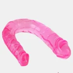 A double dong cool jelly dildo.
