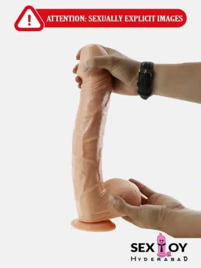 Unleash Intense Pleasure: Massive Realistic Suction Cup Dildo