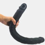 Unleash Intense Pleasure: Double Dong Ultra Black Dildo