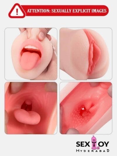 Unleash Pleasure with Our Realistic Silicone Vagina and Oral Mouth Masturbator