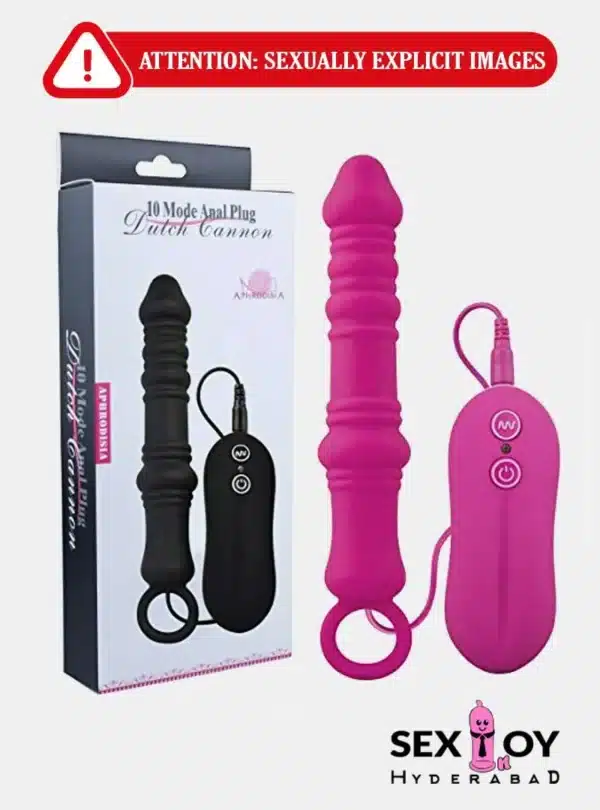 Blast of Pleasure: Dutch Cannon 10 Mode Anal Plug Butt Vibrator