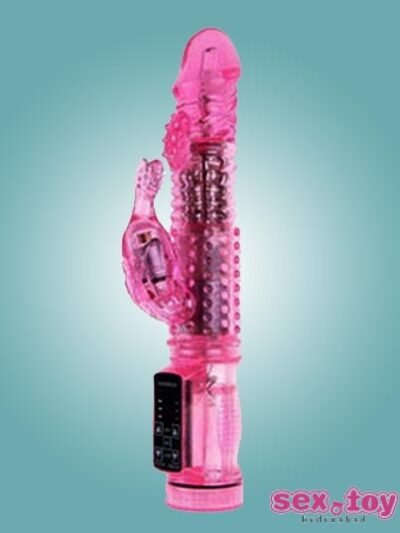 Super Pink Rabbit Vibrator- sextoyinhyderabad.com