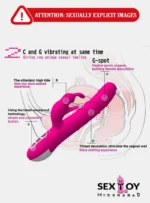 Elevate Your Pleasure: Khalifa Silicone Rabbit Vibrator USB Rechargeable