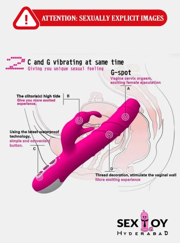Elevate Your Pleasure: Khalifa Silicone Rabbit Vibrator USB Rechargeable