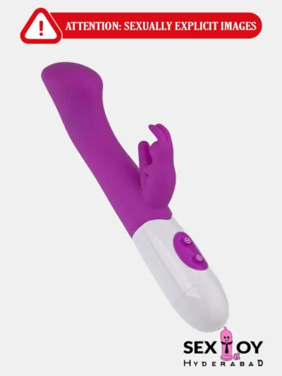 Experience Double Delight: 10 Function Dual Rabbit Vibrator