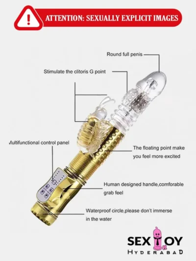 Experience Thrusting Ecstasy: Up And Down Rabbit Vibrator