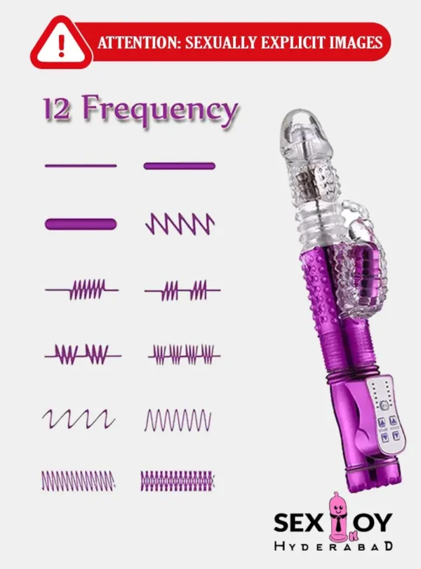 Elevate Your Pleasure: Thrusting Up And Down Rabbit Vibrator