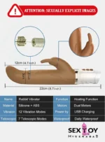 Experience Ultimate Pleasure: JRL Auto Heating & Thrusting & Rotating Dildo Rabbit Vibrator