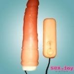 Ultra Soft Real Penis Dildo Vibrator Online with Speed Control – Realistic silicone dildo with adjustable speed control.