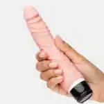 High-quality image of the Realistic Dong Vibrating Dildo, designed for lifelike pleasure.