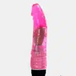 Image displaying the Long Tough Jelly Vibrating Dildo, crafted for intense pleasure.