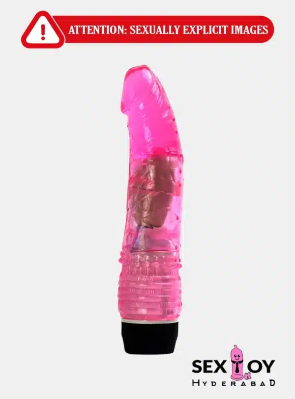 Image displaying the Long Tough Jelly Vibrating Dildo, crafted for intense pleasure.
