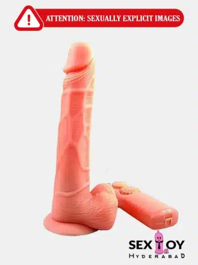 Premium image of the Realist Vibrating and Rotation Dildo V2, offering versatile pleasure.