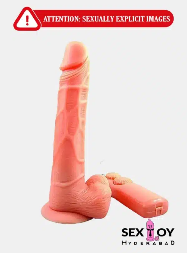 Premium image of the Realist Vibrating and Rotation Dildo V2, offering versatile pleasure.