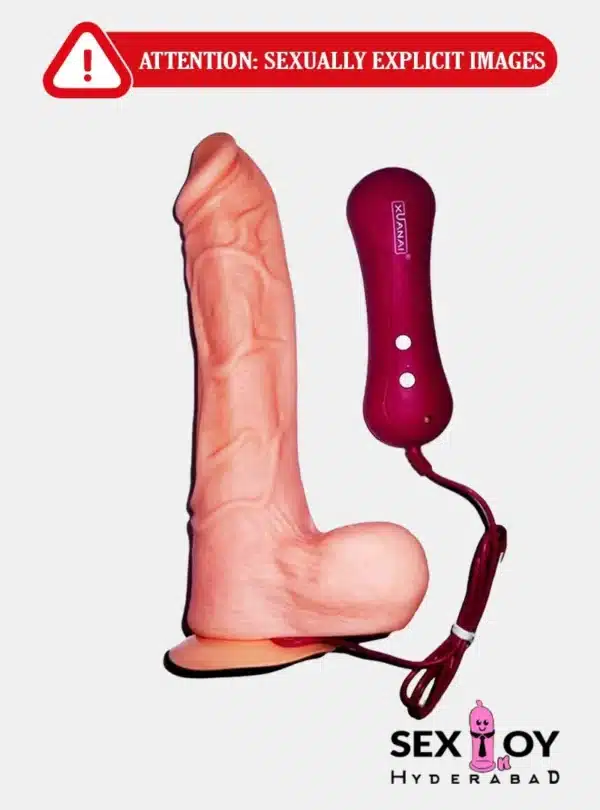 Image of the MultiSpeed Maddox Vibrating Dildo V5, offering customizable pleasure.