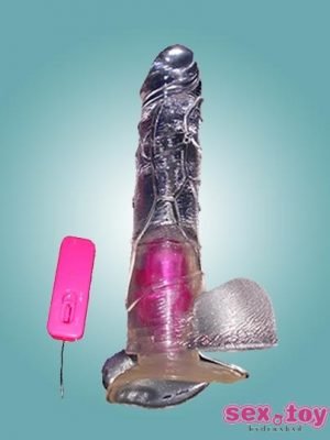 Crystal Lover Jelly Dildo With Suction Cup- sextoyinhyderabad.com