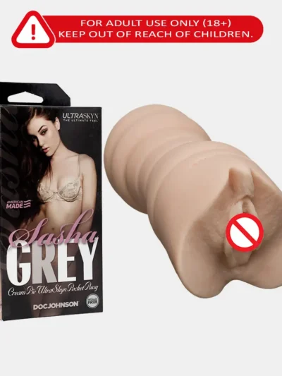 Doc Johnson Sasha Grey Pocket Pussy – Realistic Male Masturbation Toy