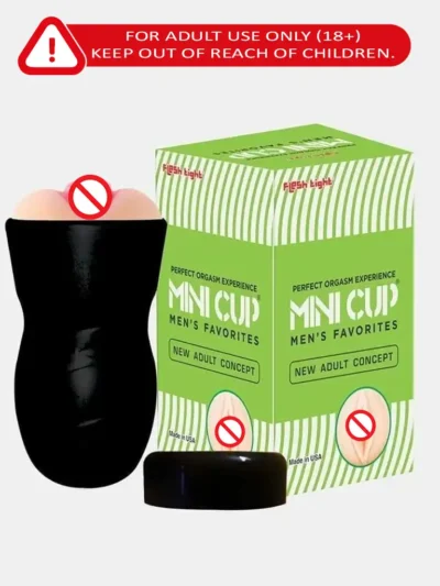 Mini Cup Hand Masturbator – Compact Body-Safe Male Pleasure Toy