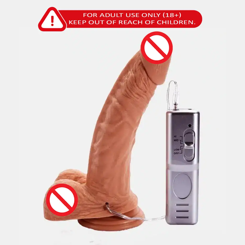 Realistic Girl Dildo Toy | Strong Suction Cup Realistic Dildo Toy for Women with Strong Suction Cup Base