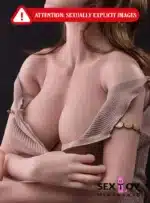 165cm Lucia silicone sex doll with big breasts and lifelike skin, featuring customizable hair options.
