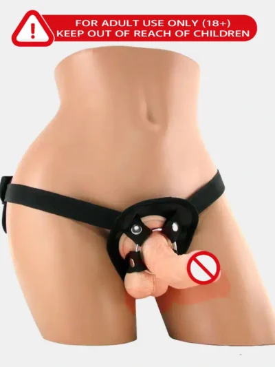 Ride to Bliss: American Whopper Vibrating With Harness