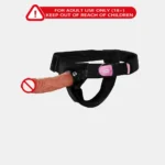 Strap On Sensations: LeLuv Male Hollow Vibrating Strap On
