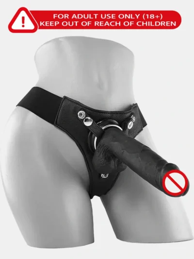 Sensational Delight: Ravishing Cock and Balls Strap On Dildo 7 Inch