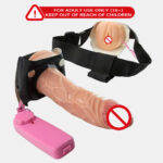 Real Boner Strap On Dildo with Pussy | Dildo Belt Sex Toys For Men STHSD-008