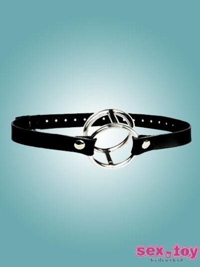 Double Metal Ring Gag for Him & Her - sextoyinhyderabad.com